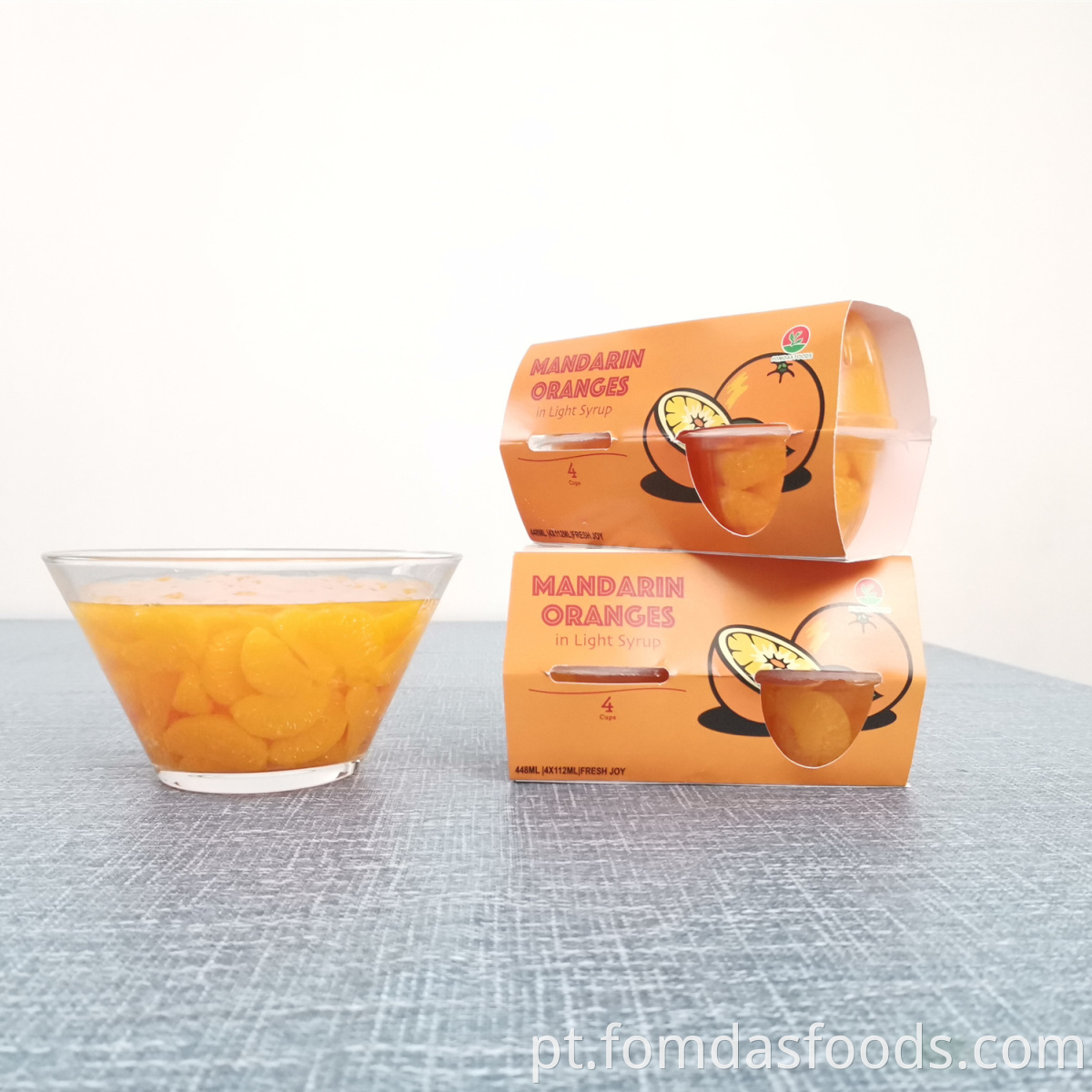 Canned Mandarin in 4oz Snack Cup